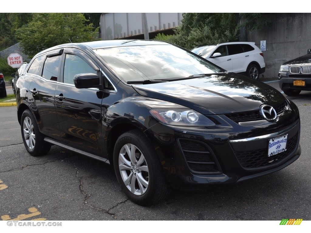 2011 CX-7 s Touring AWD - Brilliant Black / Black photo #6