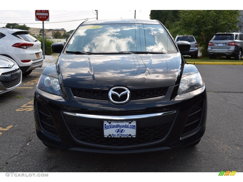 2011 CX-7 s Touring AWD - Brilliant Black / Black photo #7