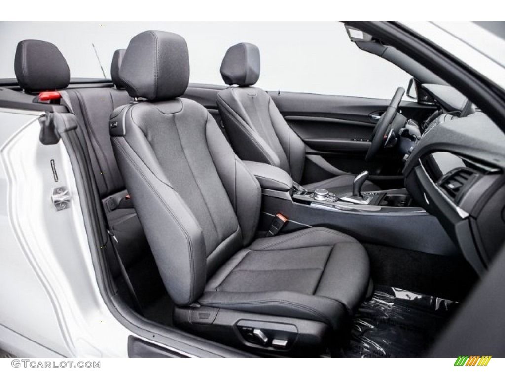 Black Interior 2017 BMW 2 Series 230i Convertible Photo #122110734
