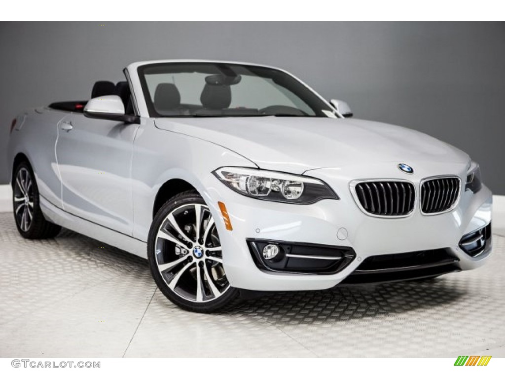 Glacier Silver Metallic 2017 BMW 2 Series 230i Convertible Exterior Photo #122110934