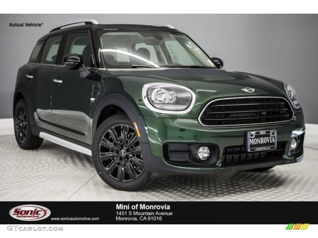 2017 Countryman Cooper - British Racing Green II Metallic / Carbon Black photo #1