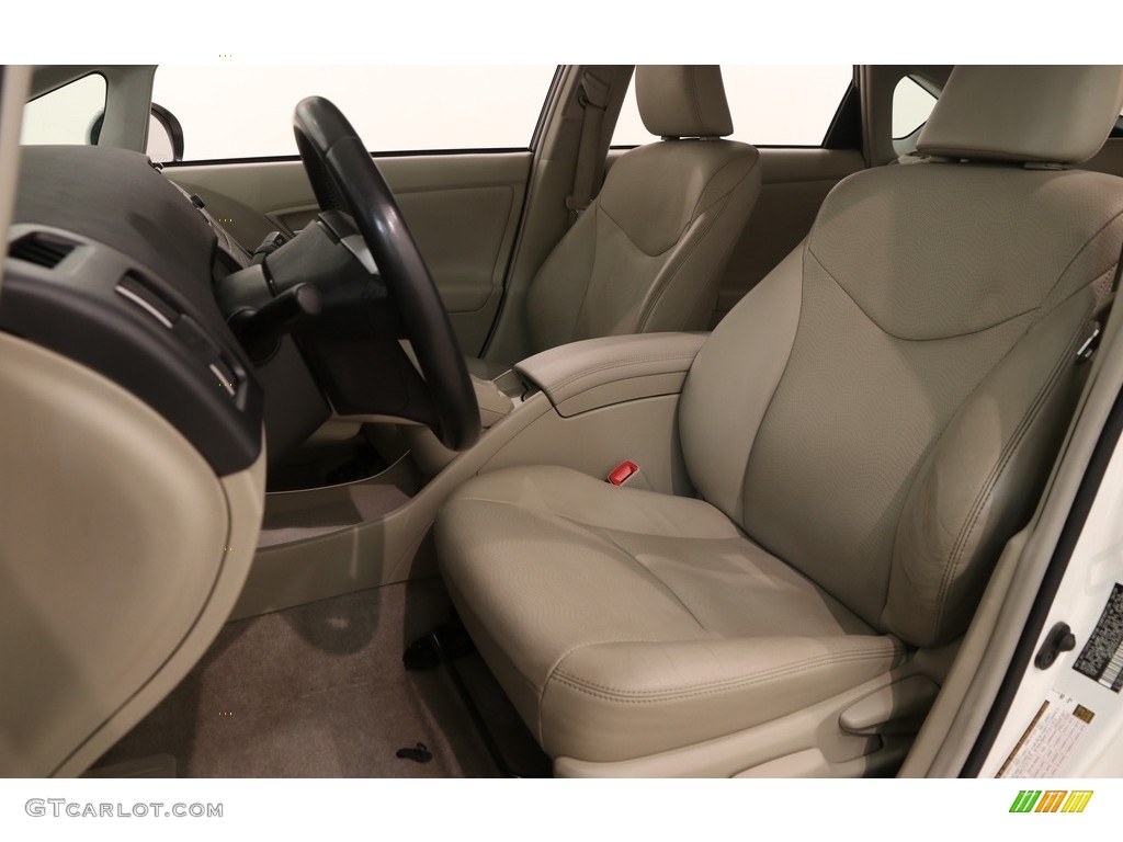 2010 Prius Hybrid IV - Blizzard White Pearl / Bisque photo #5