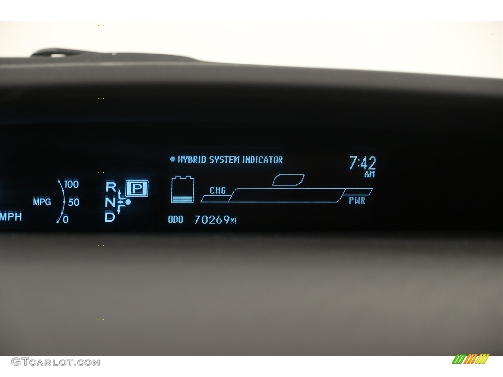 2010 Prius Hybrid IV - Blizzard White Pearl / Bisque photo #9
