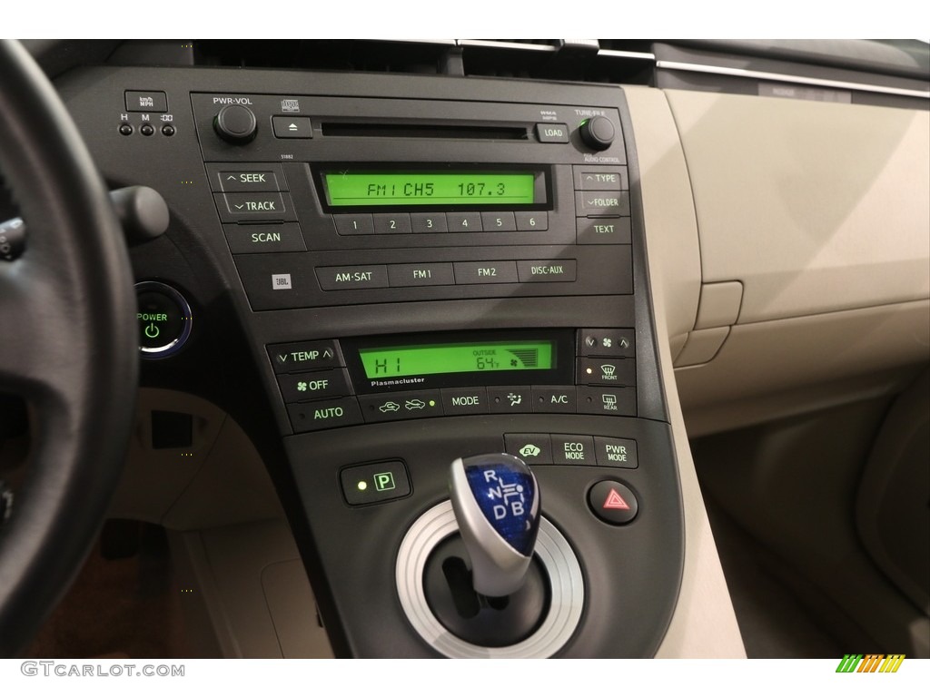 2010 Prius Hybrid IV - Blizzard White Pearl / Bisque photo #12