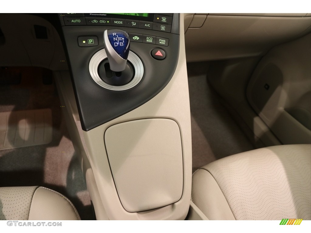 2010 Prius Hybrid IV - Blizzard White Pearl / Bisque photo #13