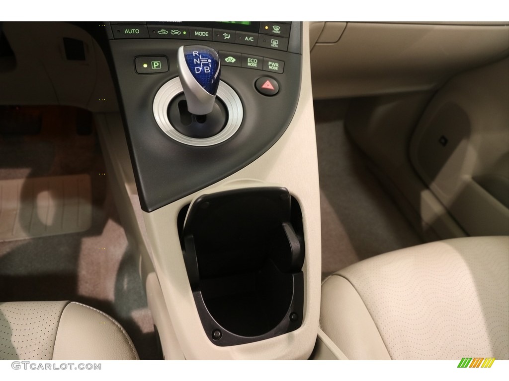 2010 Prius Hybrid IV - Blizzard White Pearl / Bisque photo #14