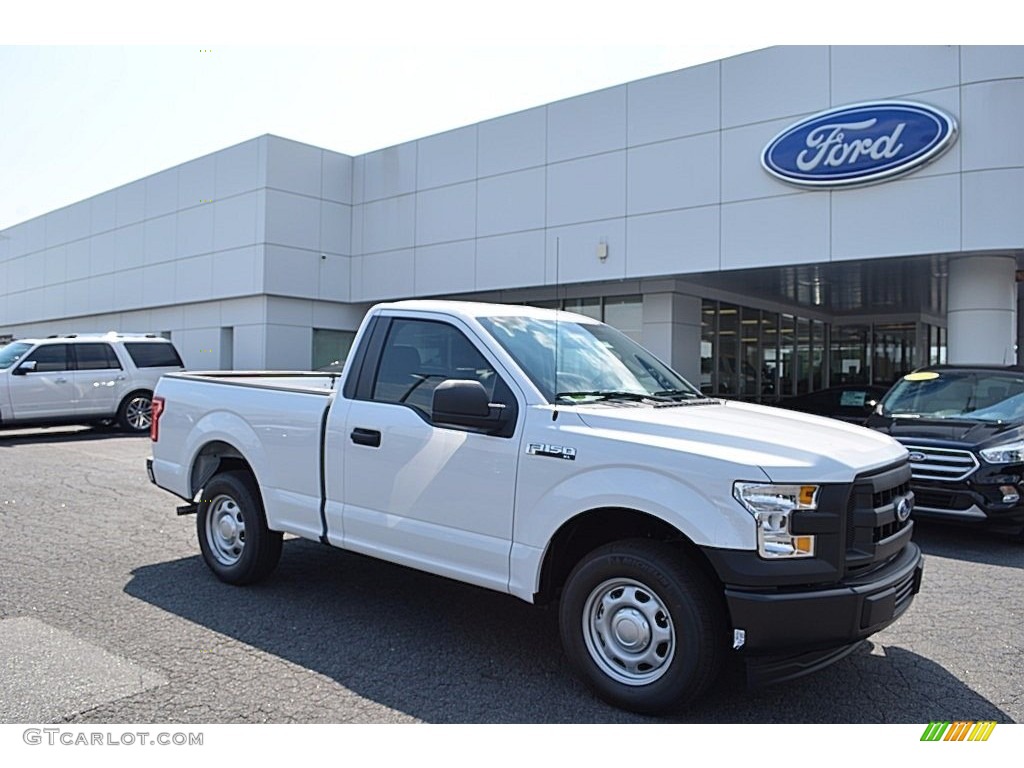 2017 F150 XL Regular Cab - Oxford White / Earth Gray photo #1