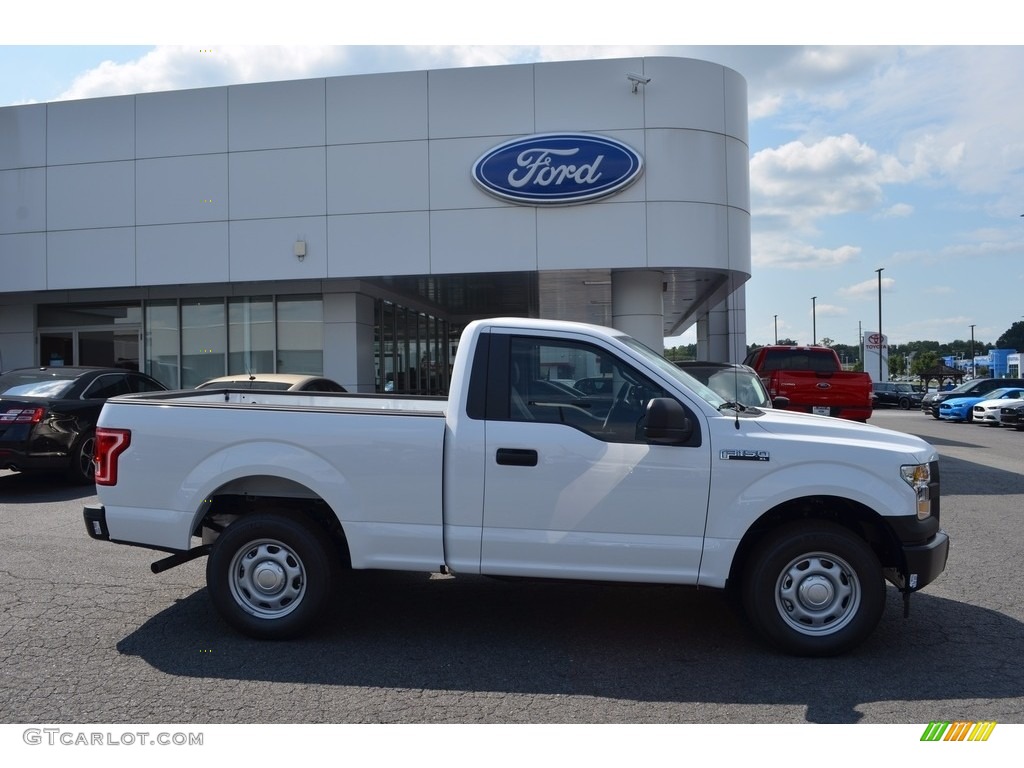 2017 F150 XL Regular Cab - Oxford White / Earth Gray photo #2