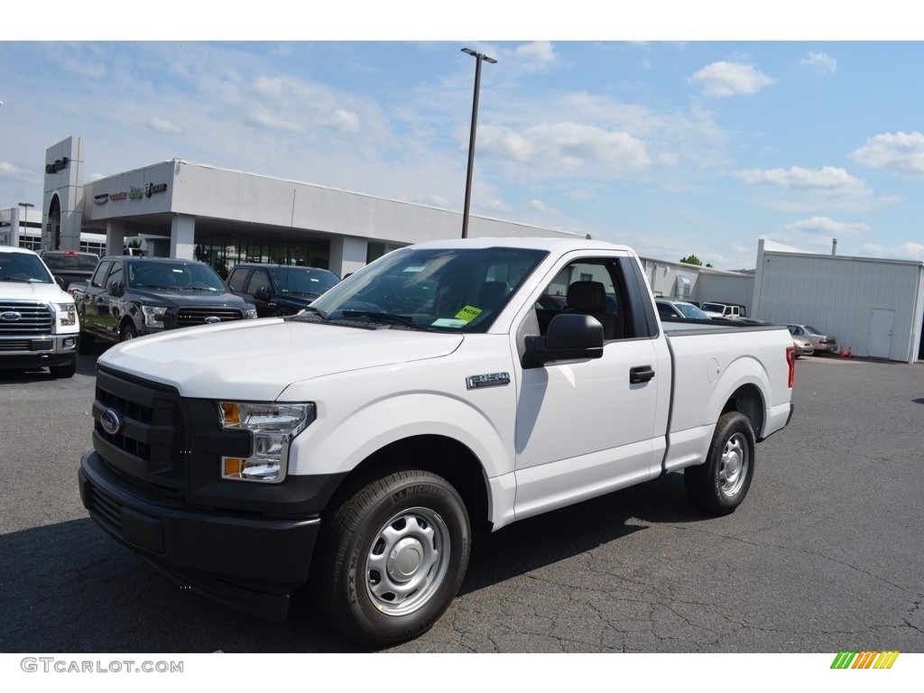 2017 F150 XL Regular Cab - Oxford White / Earth Gray photo #3