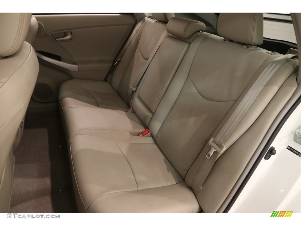 2010 Prius Hybrid IV - Blizzard White Pearl / Bisque photo #18