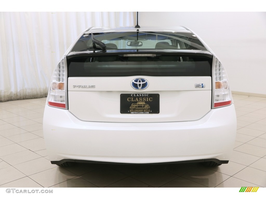 2010 Prius Hybrid IV - Blizzard White Pearl / Bisque photo #20
