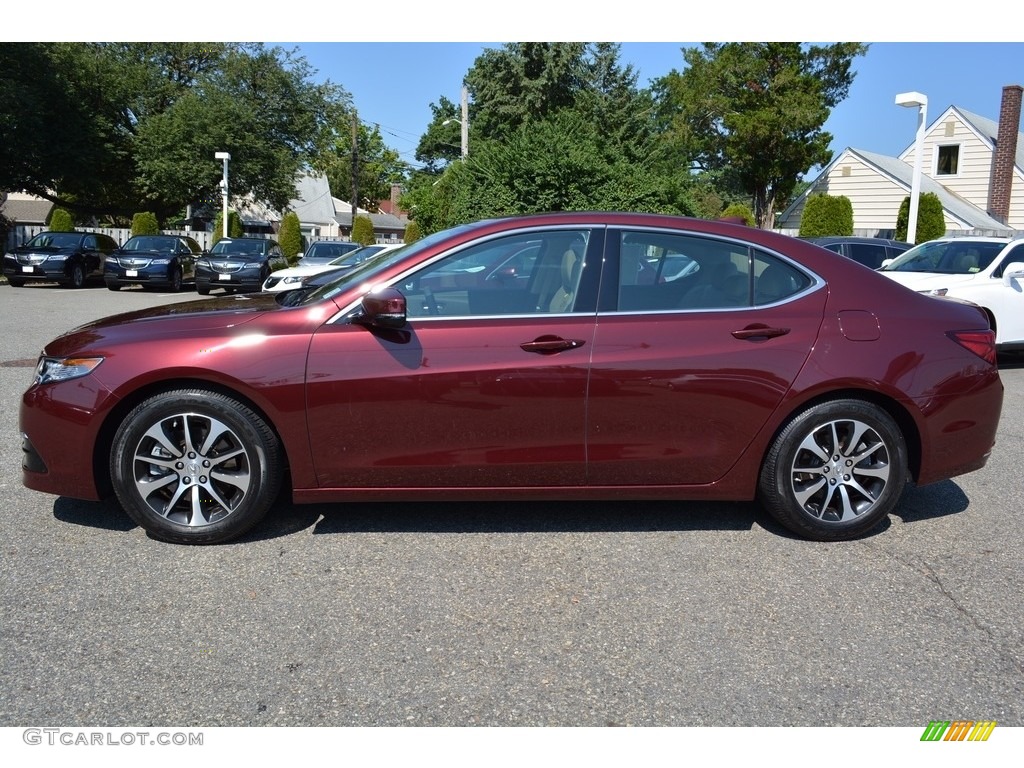 2015 TLX 2.4 - Basque Red Pearl II / Parchment photo #6