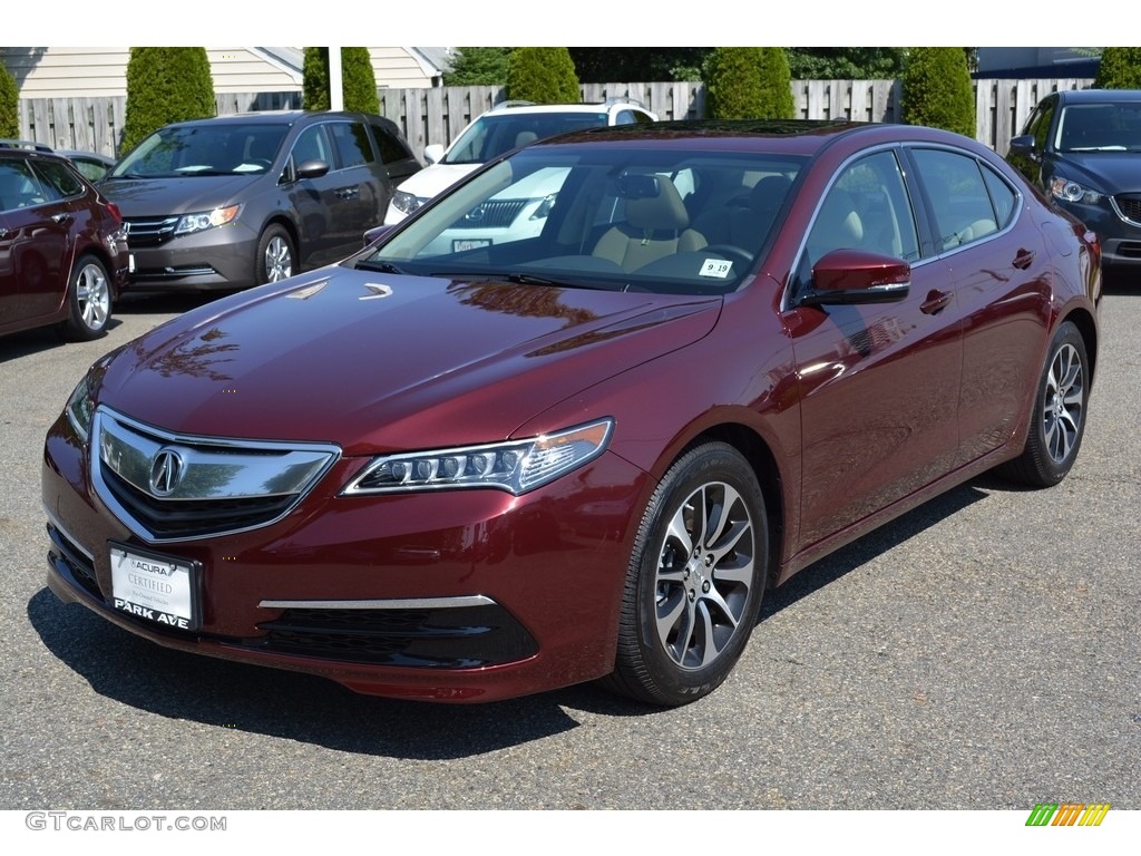 2015 TLX 2.4 - Basque Red Pearl II / Parchment photo #7