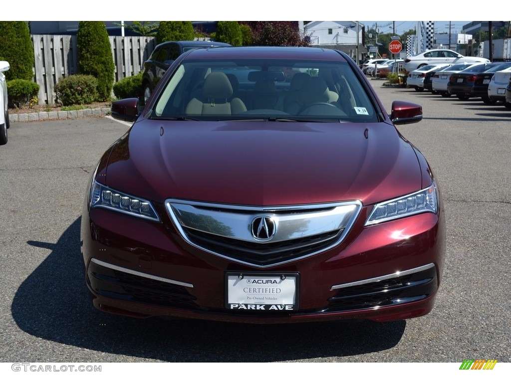 2015 TLX 2.4 - Basque Red Pearl II / Parchment photo #8