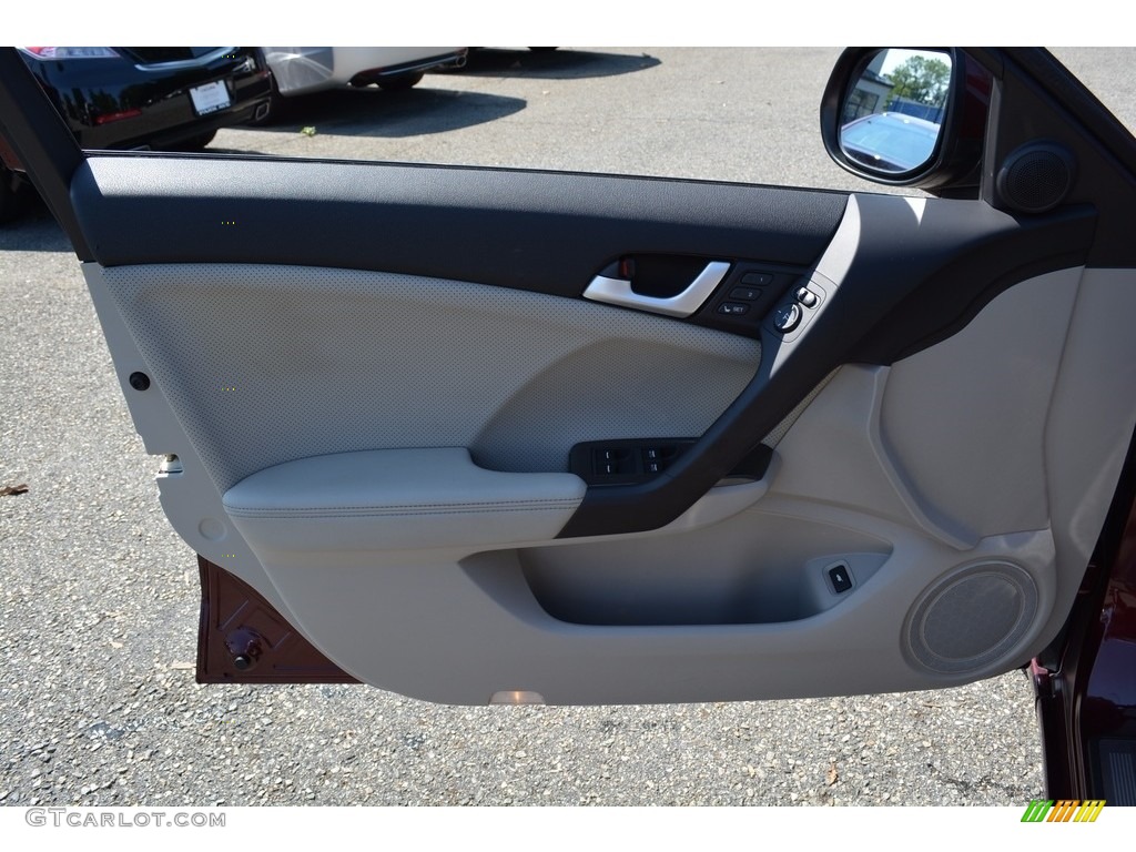 2011 TSX Sport Wagon - Basque Red Pearl / Taupe photo #6