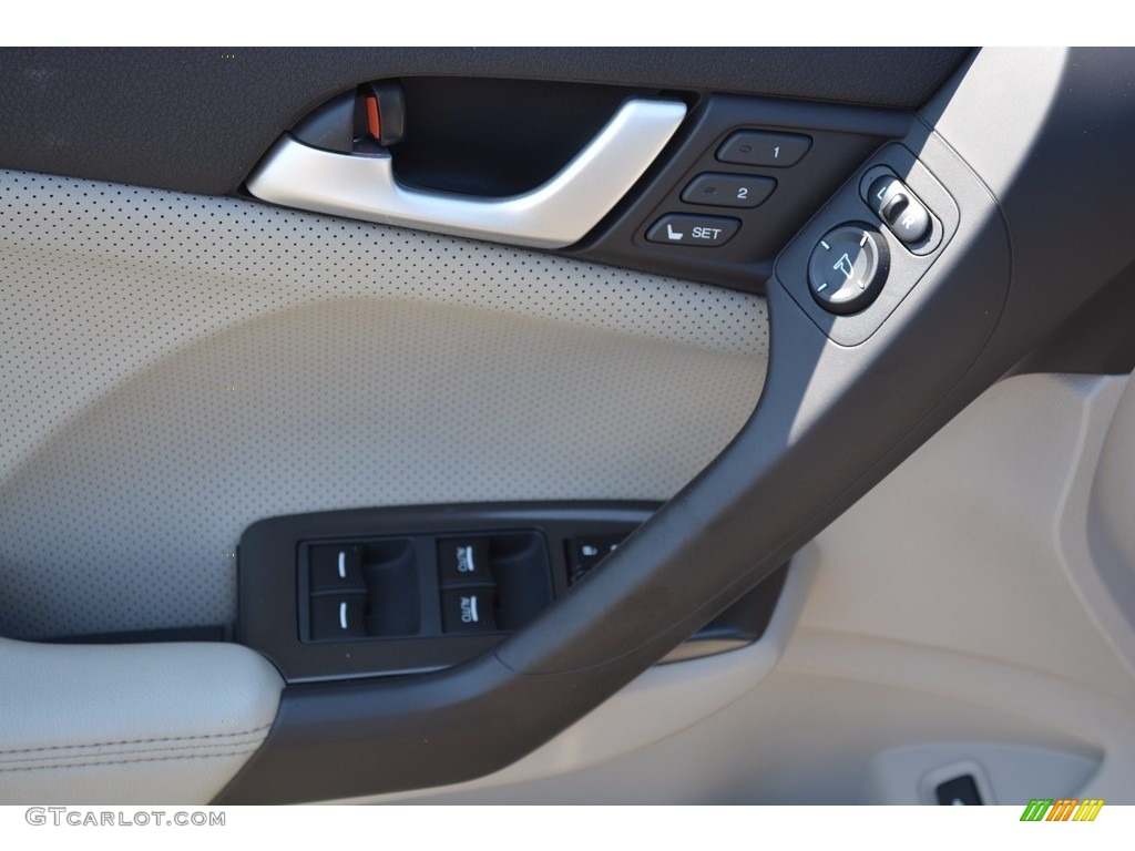 2011 TSX Sport Wagon - Basque Red Pearl / Taupe photo #7