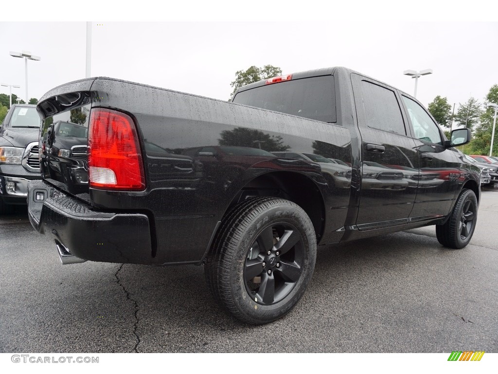 2017 1500 Express Crew Cab - Brilliant Black Crystal Pearl / Black/Diesel Gray photo #3