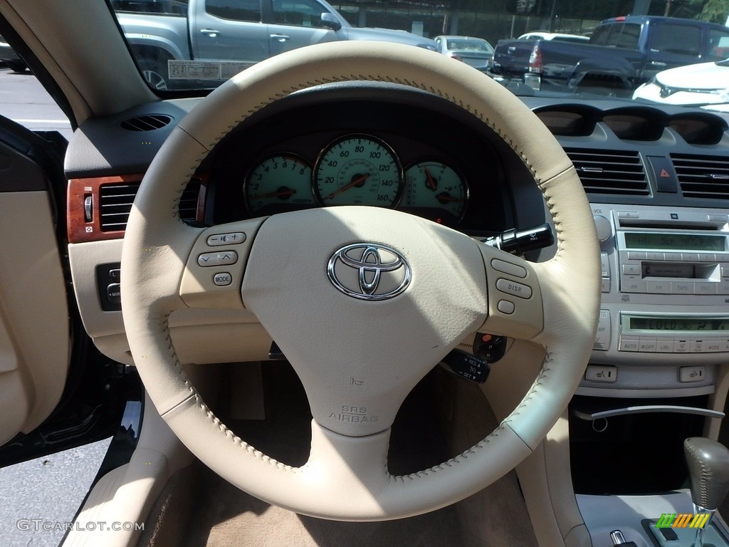 2006 Solara SLE V6 Convertible - Black / Ivory photo #19