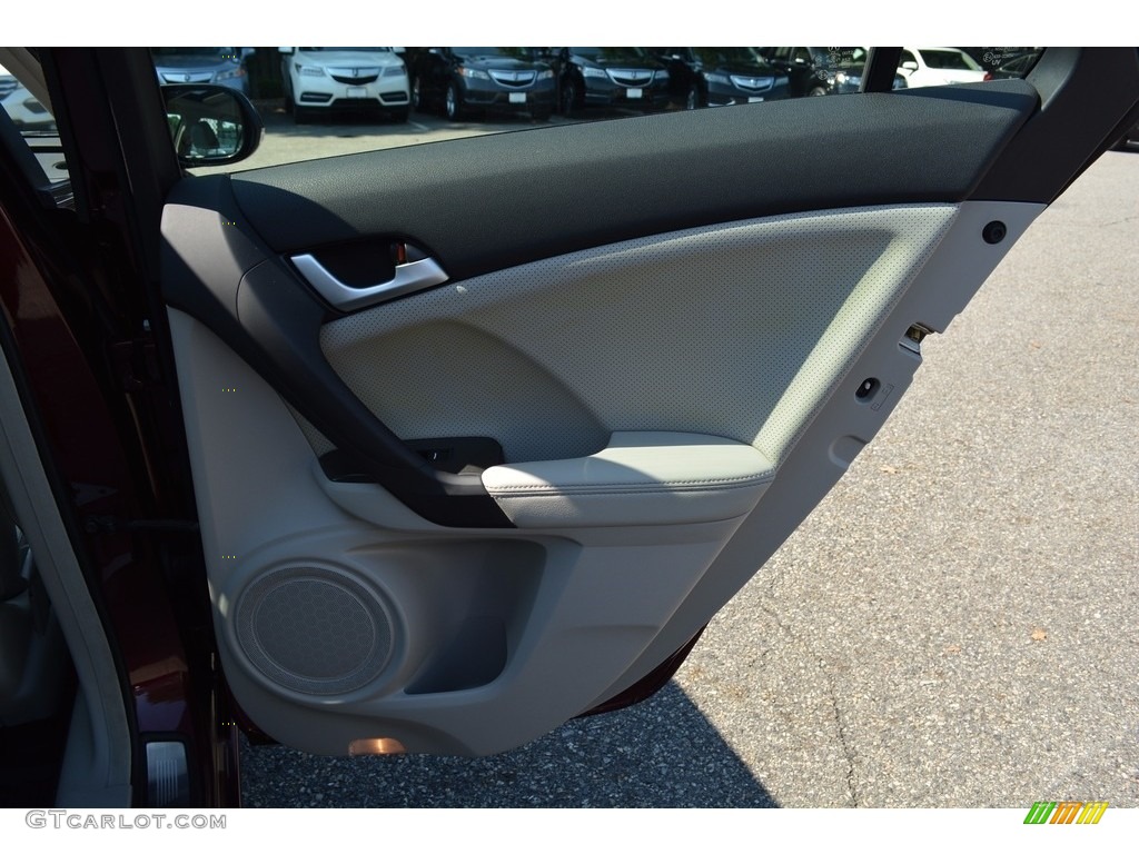 2011 TSX Sport Wagon - Basque Red Pearl / Taupe photo #22
