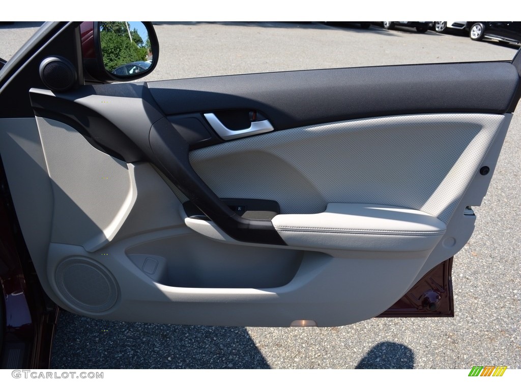 2011 TSX Sport Wagon - Basque Red Pearl / Taupe photo #24
