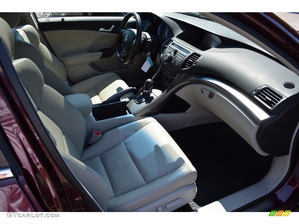 2011 TSX Sport Wagon - Basque Red Pearl / Taupe photo #25