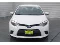 2016 Super White Toyota Corolla LE  photo #2