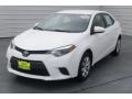 2016 Super White Toyota Corolla LE  photo #3