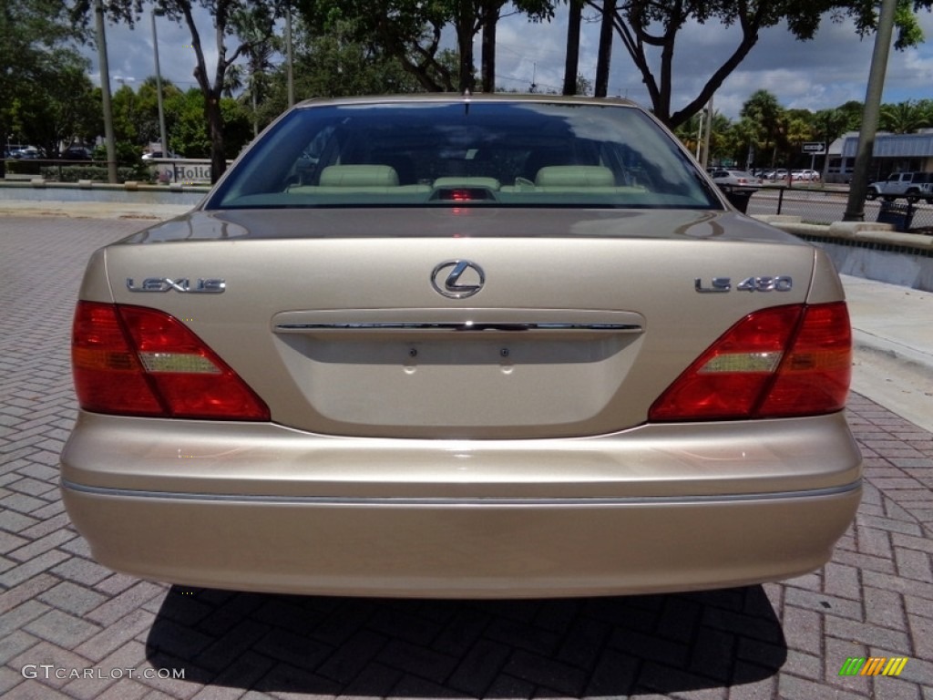 2003 LS 430 Sedan - Mystic Gold Metallic / Ecru photo #7