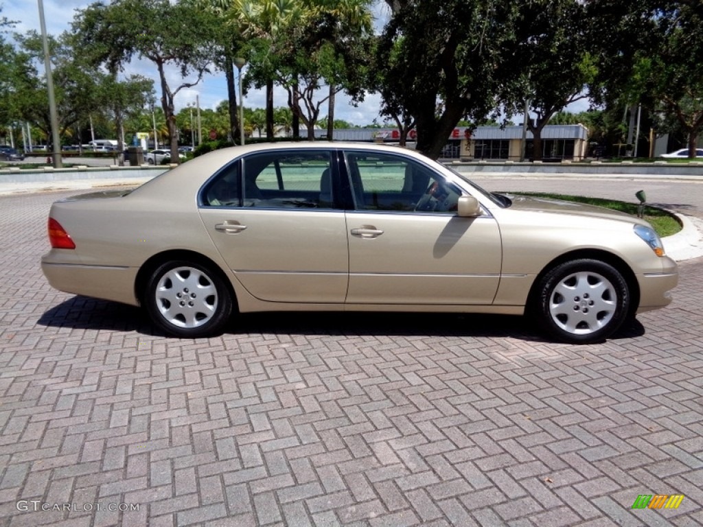 2003 LS 430 Sedan - Mystic Gold Metallic / Ecru photo #11