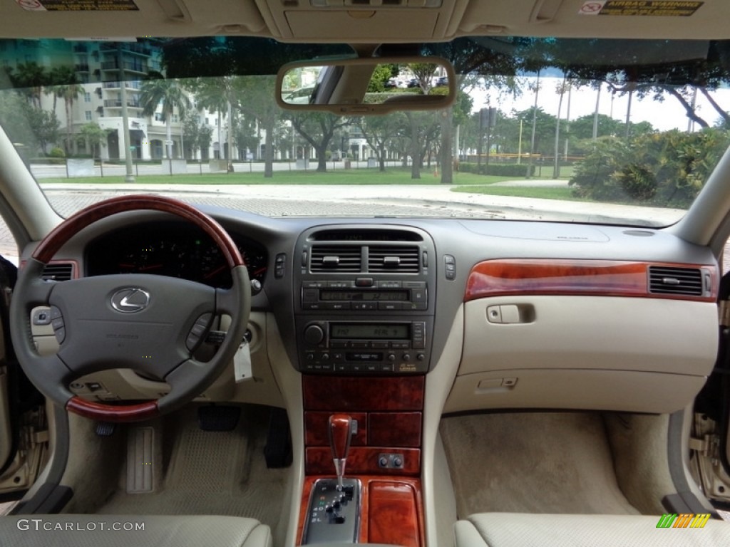 2003 LS 430 Sedan - Mystic Gold Metallic / Ecru photo #42