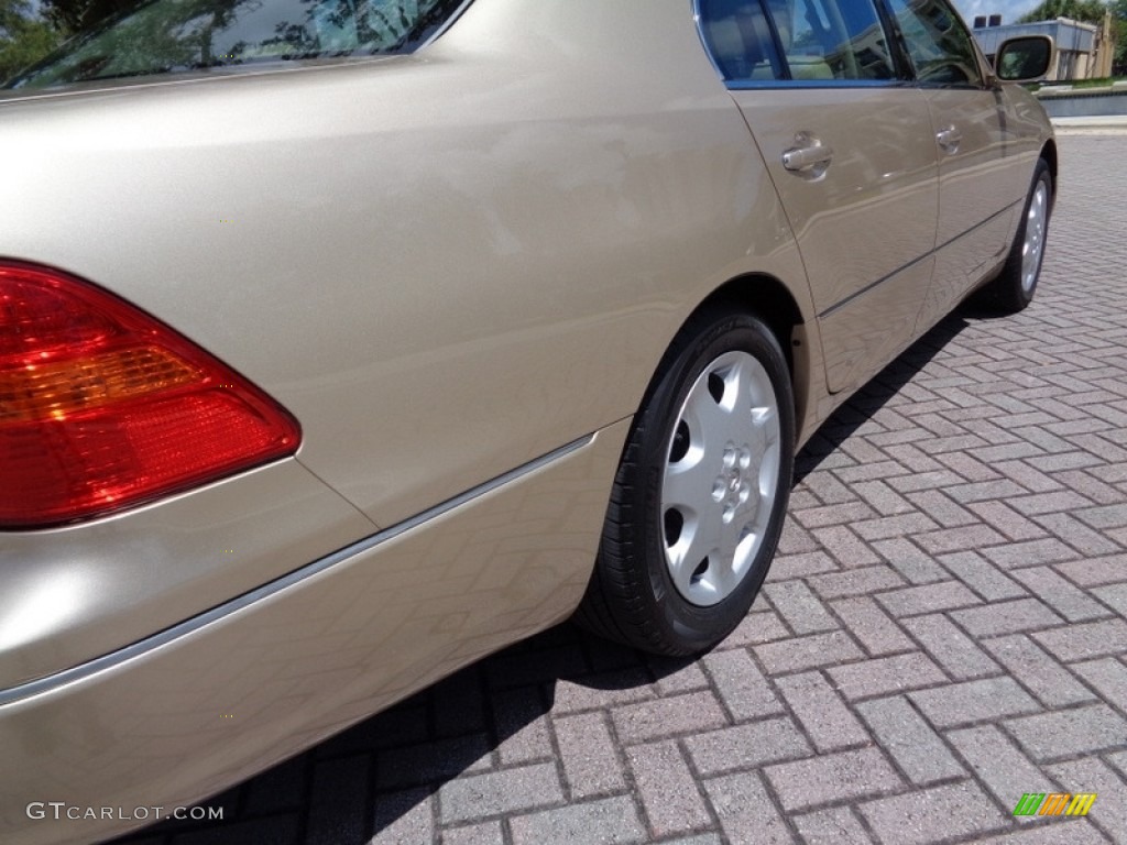 2003 LS 430 Sedan - Mystic Gold Metallic / Ecru photo #49