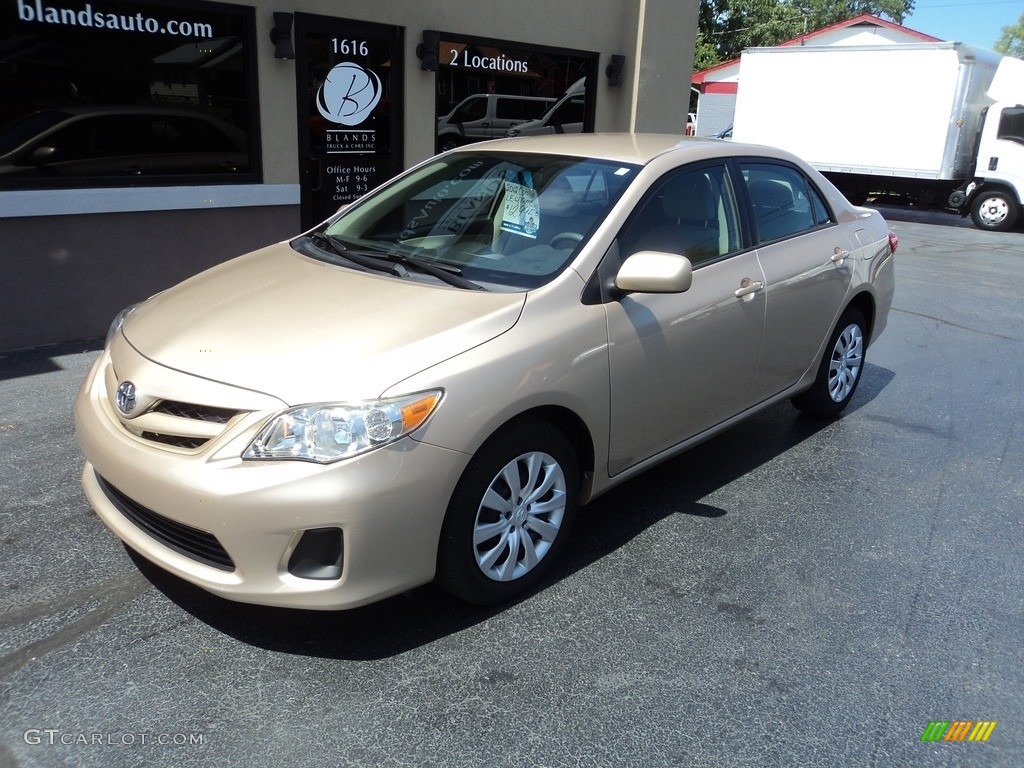 2012 Corolla LE - Sandy Beach Metallic / Bisque photo #2