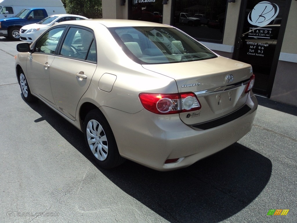 2012 Corolla LE - Sandy Beach Metallic / Bisque photo #3