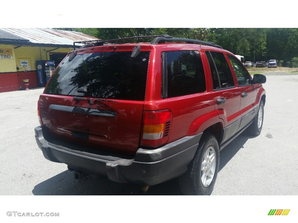 2004 Grand Cherokee Laredo - Inferno Red Pearl / Sandstone photo #3