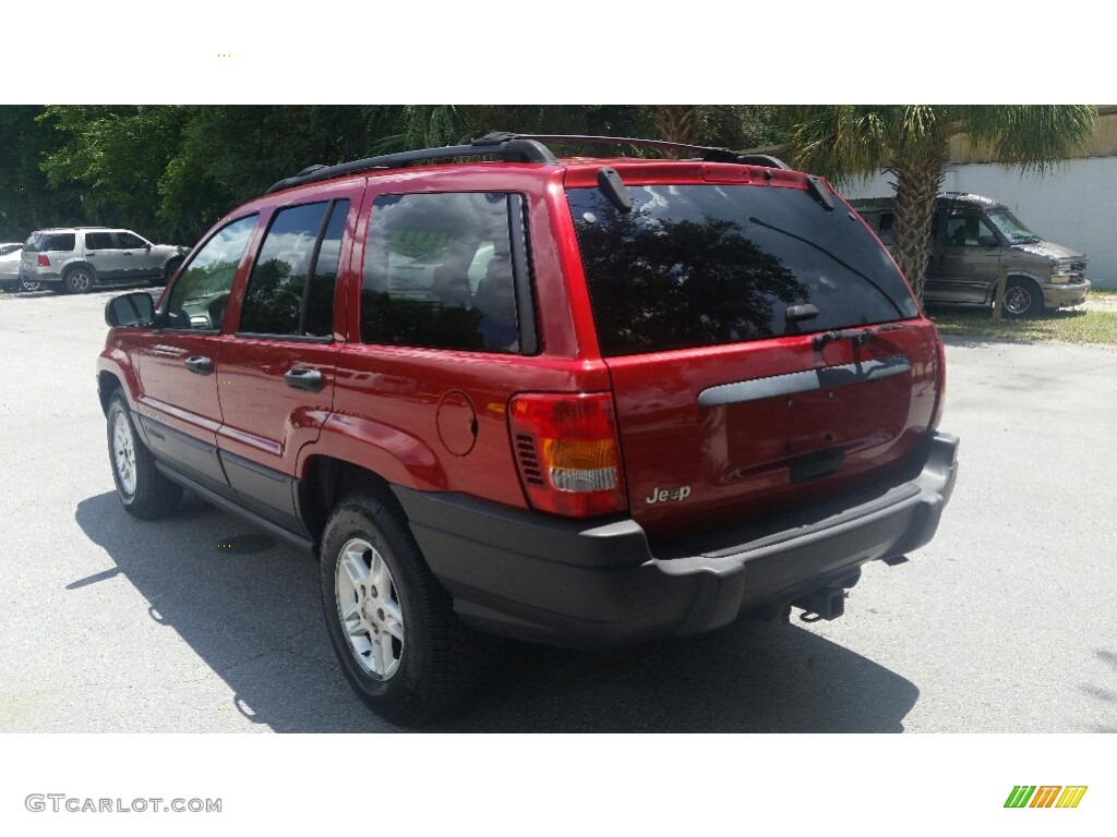 2004 Grand Cherokee Laredo - Inferno Red Pearl / Sandstone photo #5