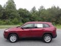 Deep Cherry Red Crystal Pearl 2017 Jeep Cherokee Sport 4x4