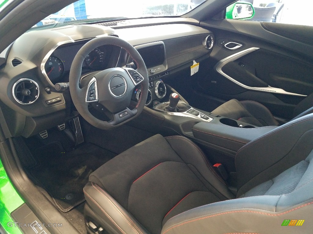 2017 Camaro ZL1 Coupe - Krypton Green / Jet Black photo #6