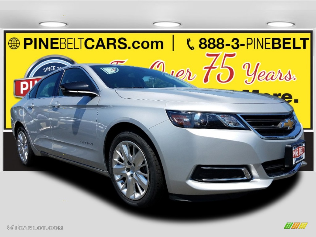 2018 Impala LS - Silver Ice Metallic / Jet Black/Dark Titanium photo #1