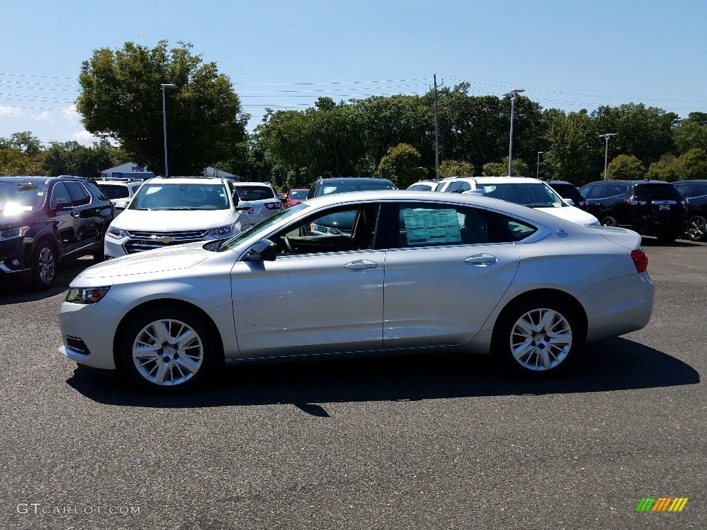 2018 Impala LS - Silver Ice Metallic / Jet Black/Dark Titanium photo #3