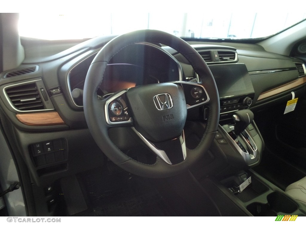 2017 CR-V Touring AWD - Lunar Silver Metallic / Gray photo #7