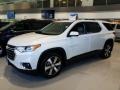 2018 Iridescent Pearl Tricoat Chevrolet Traverse LT AWD  photo #3