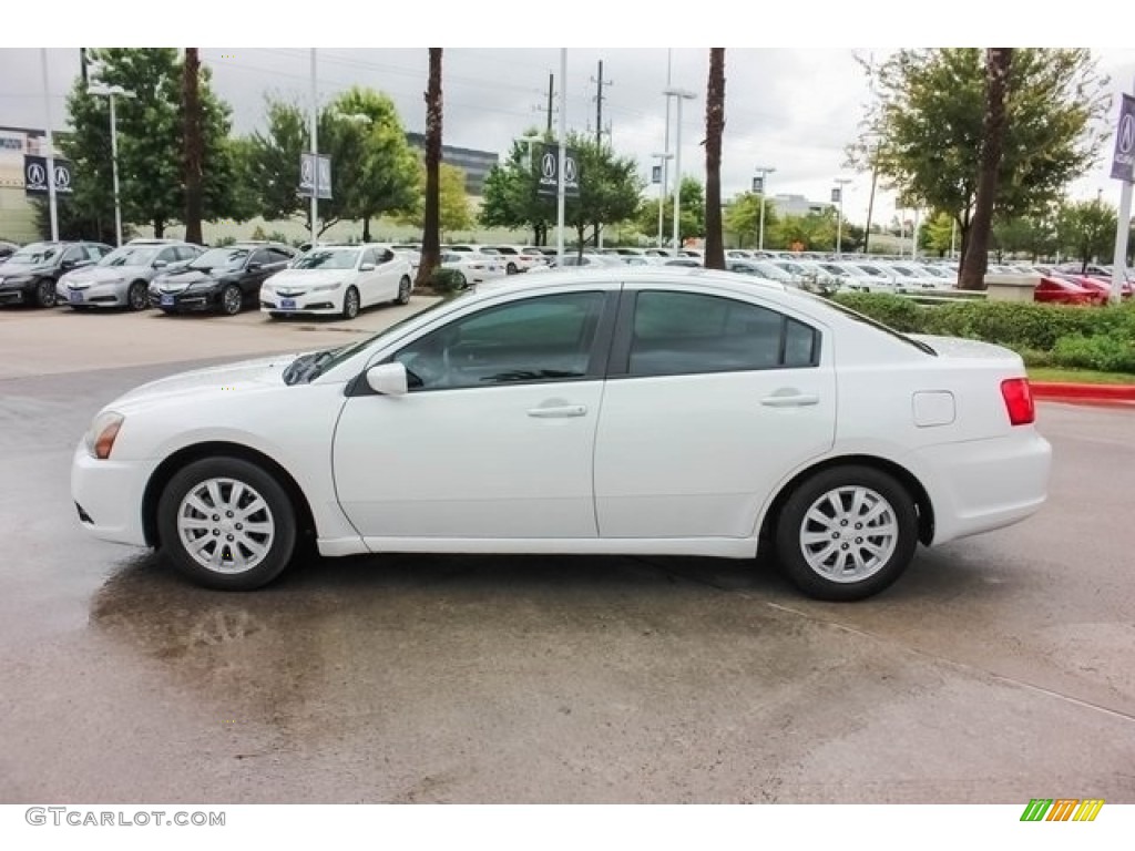 2011 Galant FE - White Pearl / Gray Sport photo #4