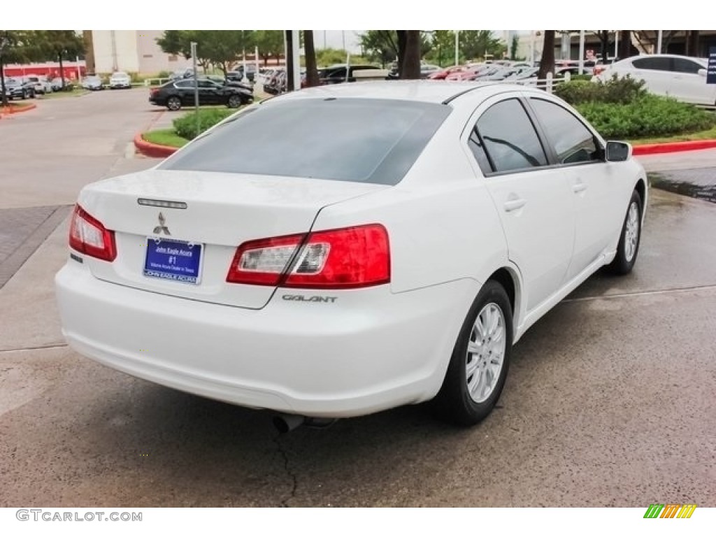2011 Galant FE - White Pearl / Gray Sport photo #7