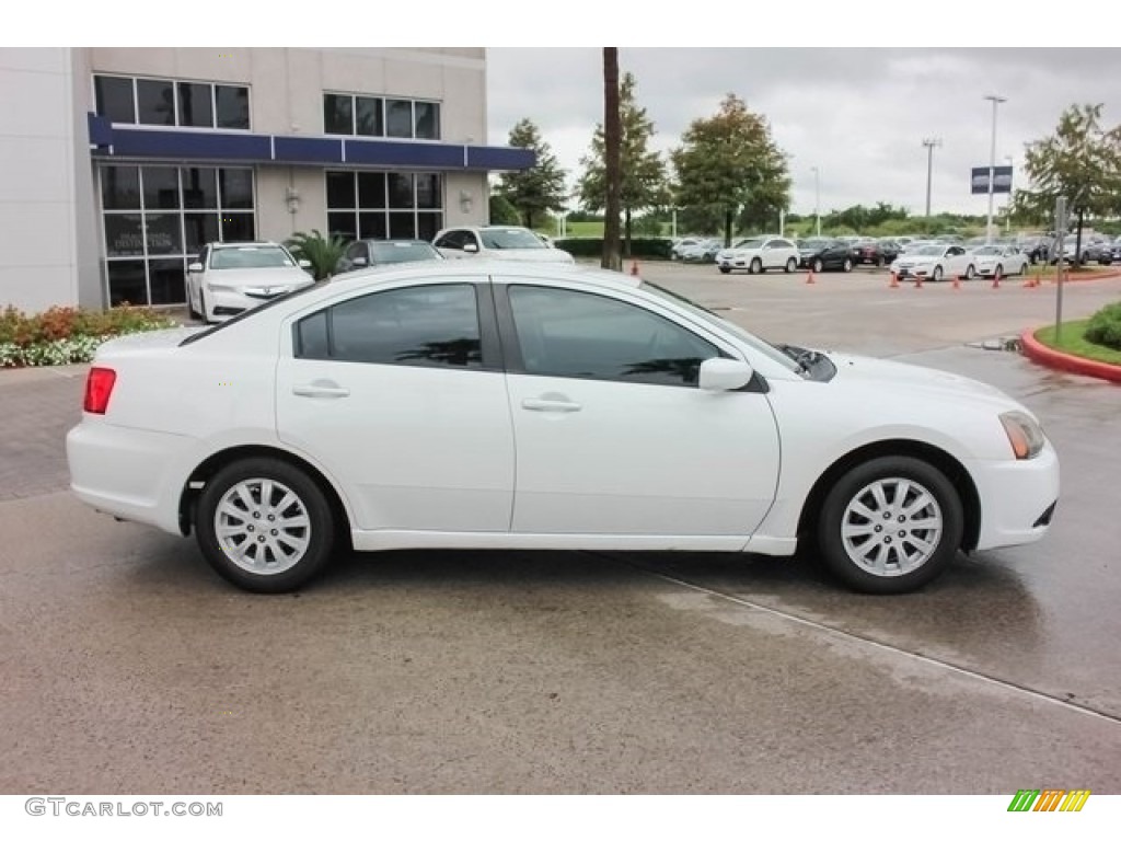 2011 Galant FE - White Pearl / Gray Sport photo #8
