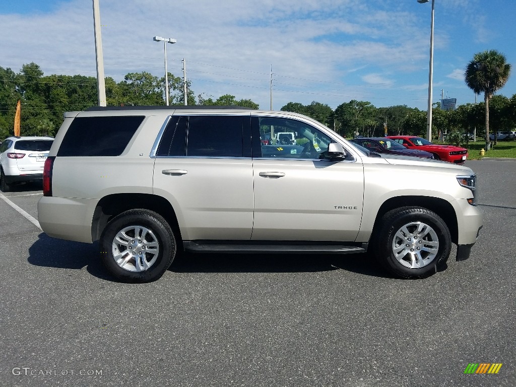 Champagne Silver Metallic 2017 Chevrolet Tahoe LT Exterior Photo #122127215