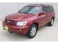 2007 Maroon Toyota Highlander V6  photo #3