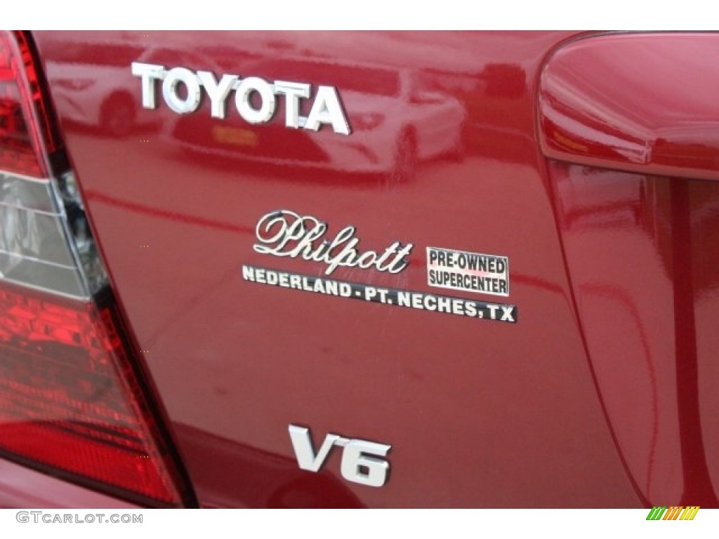 2007 Highlander V6 - Maroon / Ash Gray photo #9