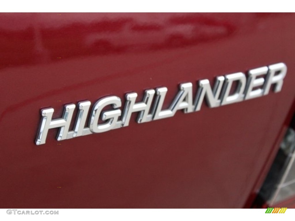 2007 Highlander V6 - Maroon / Ash Gray photo #10