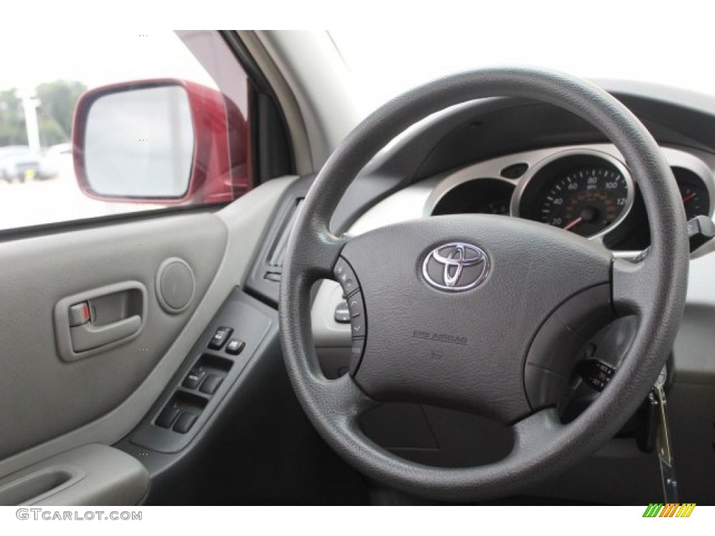 2007 Highlander V6 - Maroon / Ash Gray photo #26