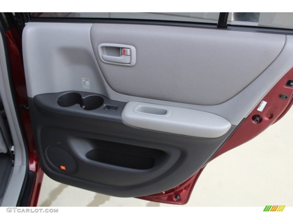 2007 Highlander V6 - Maroon / Ash Gray photo #28